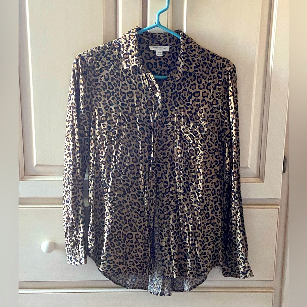 Women’s Leopard Print Blouse Size S